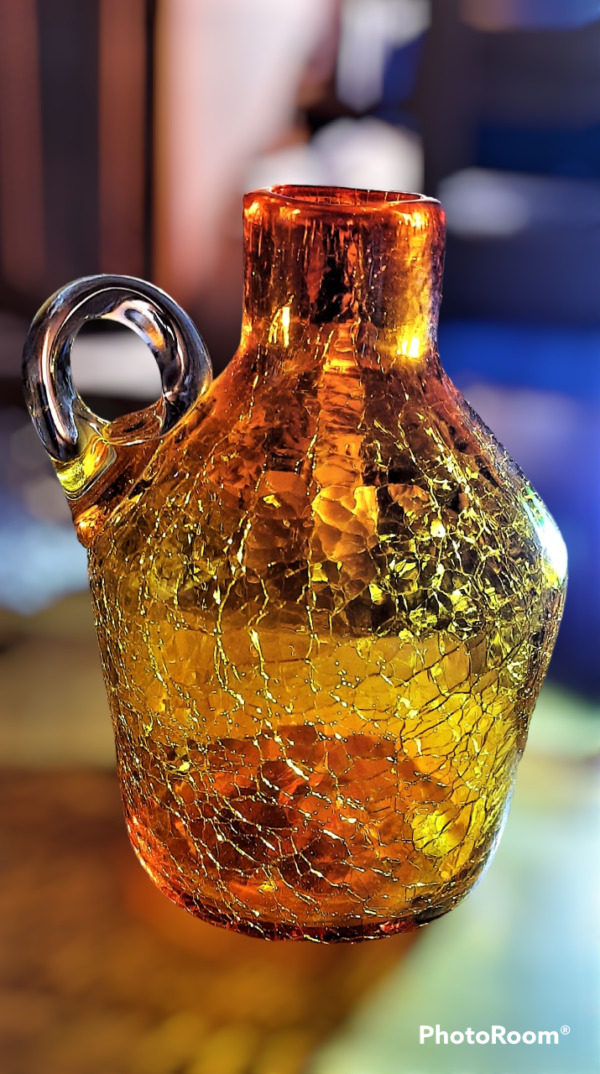 Amberina üveg váza