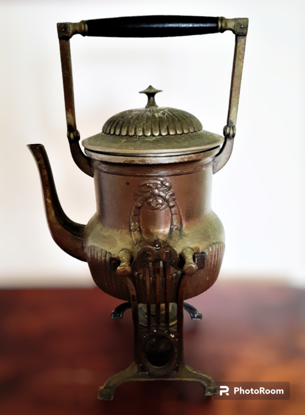 (ELADVA) Spirituszégős réz teafőző